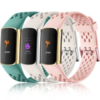 Buy now Maledan Compatible with Fitbit Charge 5/ Fitbit Charge 6 Bands Women Men, Breathable Sport Band Soft Waterproof Replacement Wristbands Strap for Fitbit Charge 5/ Charge 6 Advanced Fitness Tracker at indiglob india