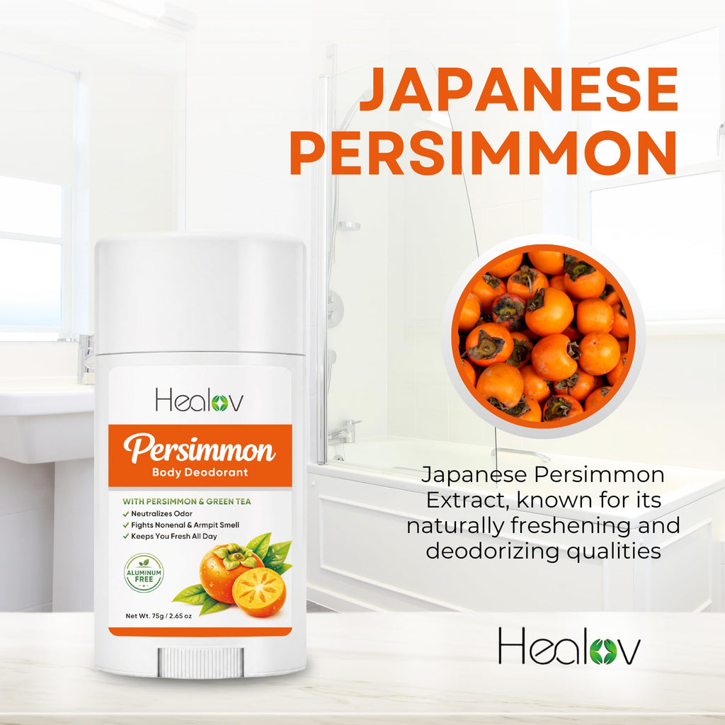 Persimmon Deodorant – All-Natural Whole Body Deodorant for Women and Men