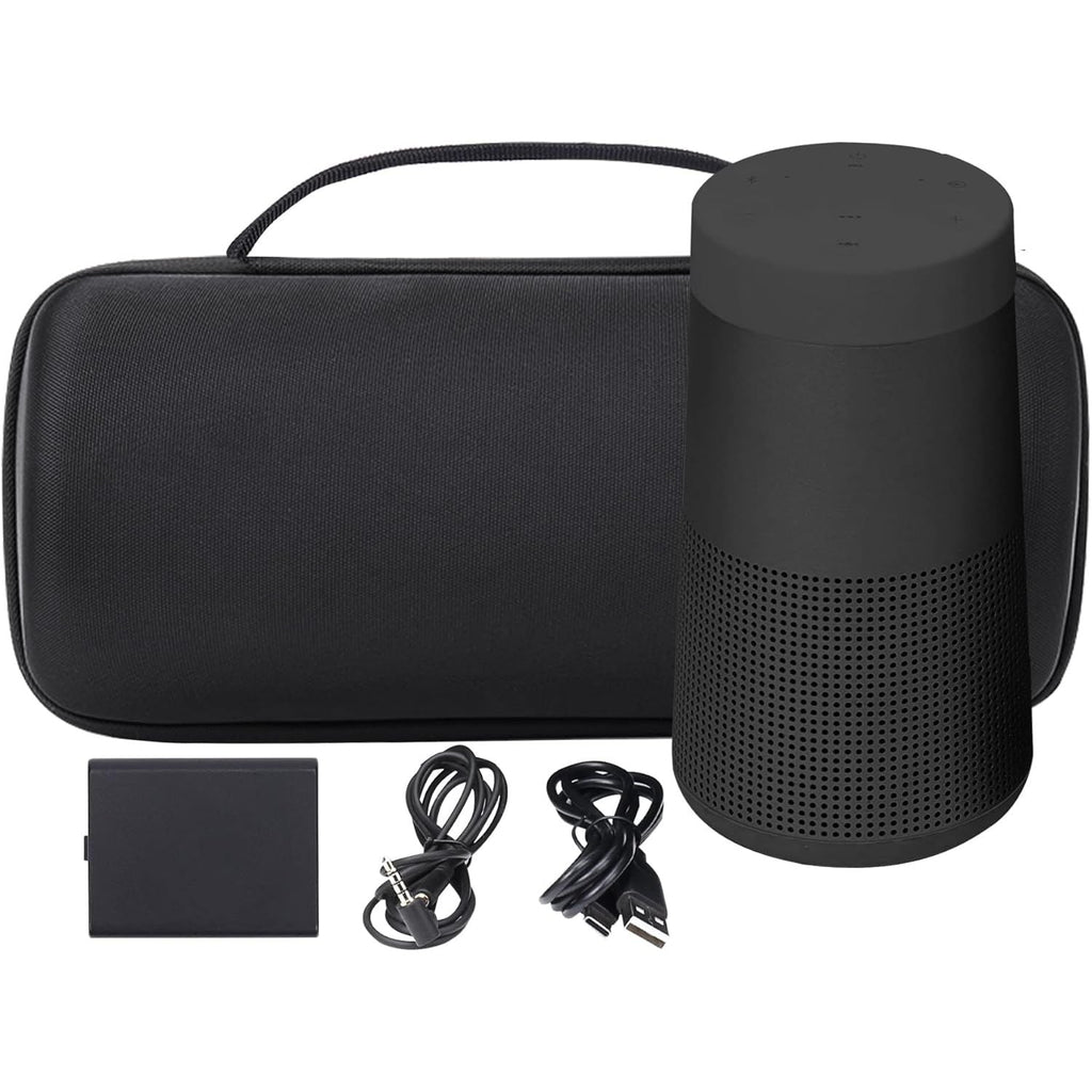 Buy now co2CREA Hard Case Replacement for Bose SoundLink Revolve Series II Portable Bluetooth Speaker, Black Case at indiglob india