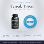 Natural Flow Magnesium Glycinate 4X Complex 200 mg Elemental, 120 Capsules | Plus taurate, malate, orotate. No oxide, no citrate. Use: evening wind-down, post-workout recovery, shift work, stress