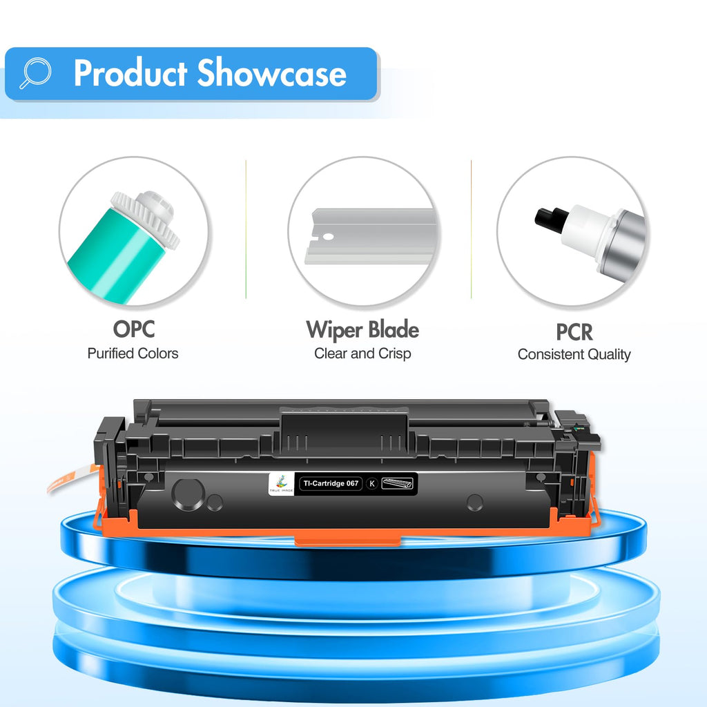 067 067H Toner Cartridge Set for Canon MF656Cdw MF654Cdw LBP632Cdw 4 Pack