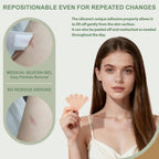 Hysimedy Silicone Bandages for Sensitive Skin 1x3 Inch Painless Removal