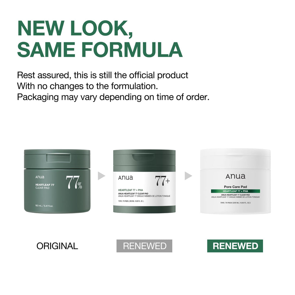 Buy now ANUA Heartleaf 77 Toner Pad 70 Sheets, PHA Dead Skin Care Low pH with Korean toner pads, Daily exfoliating, Quick & Easy Facial Mask With Hearleaf, Korean Skin Care at indiglob india