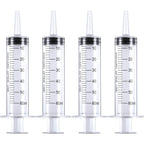 Buy now Frienda Large Plastic Syringe 4 Pack Measuring Syringe Tools Dispensing Multiple Uses(60 ml) at indiglob india