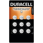 Duracell 2032 Lithium Battery, 9 Count, AirTag & Key Fob, CR2032 3V Cell