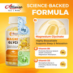 Magnesium Glycinate 400mg Softgels,Small Easy to Swallow Magnesium Capsules | Magnesium Glycinate Supplement with High Absorption, Small Easy-To-Swallow Softgels Support Sleep, Muscle and Daily Calm