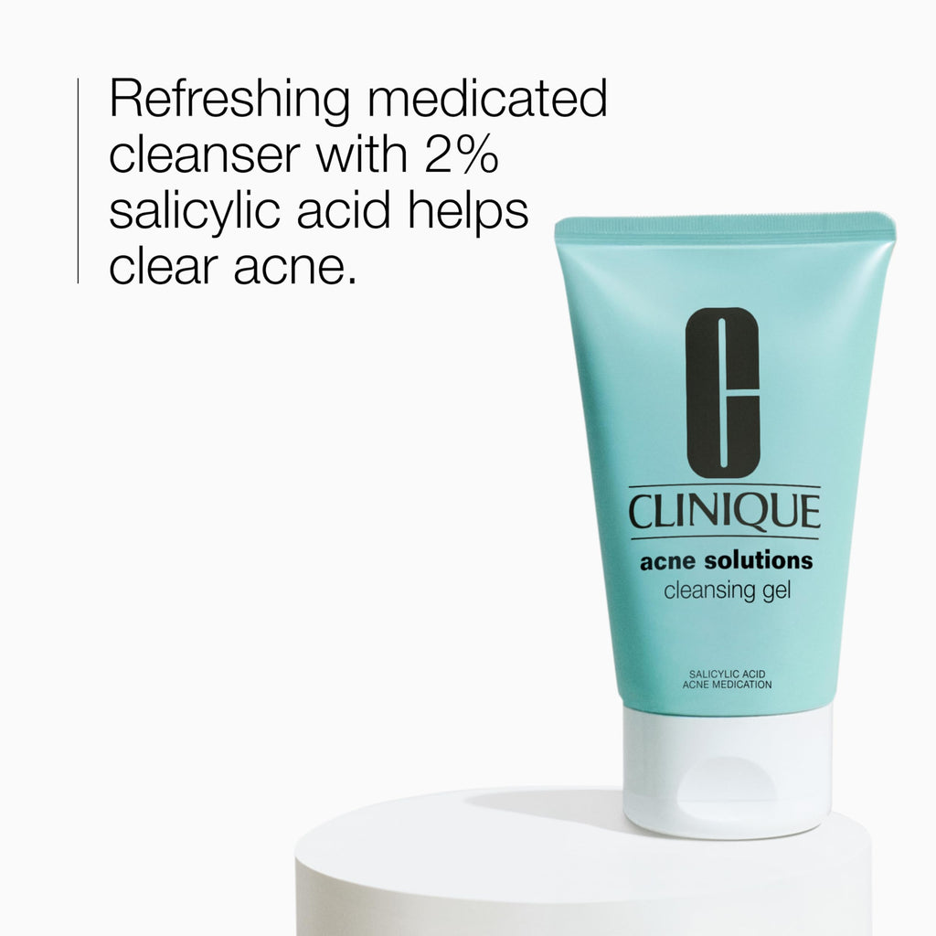 Buy now Clinique Acne Solutions Oil Control Cleansing Gel with 2% Salicylic Acid For Acne-Prone Skin, 4.2 Fl Oz at indiglob india