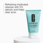 Buy now Clinique Acne Solutions Oil Control Cleansing Gel with 2% Salicylic Acid For Acne-Prone Skin, 4.2 Fl Oz at indiglob india