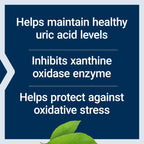 Life Extension Uric Acid Control, Promotes Healthy uric Acid Balance, Joint Health, discomfort Relief, Gluten Free, Non-GMO, Vegetarian, 60 Capsules