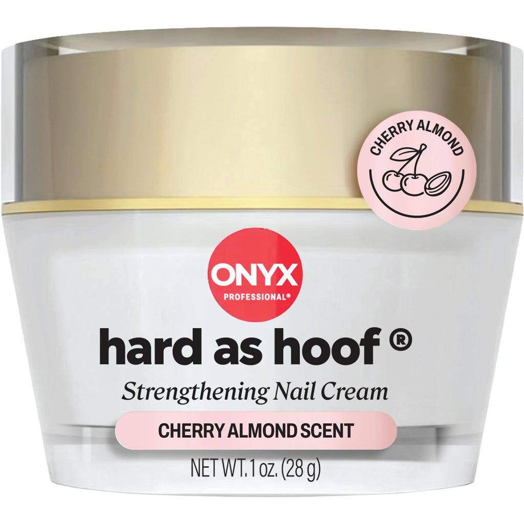 Onyx Professional Hard as Hoof Nail Strengthening Cream, Island Coconut Scent - Nail Growth and Conditioning Cuticle Cream Stops Splits, Chips, Cracks & Strengthens Nails, 1 oz