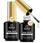 Buy now beetles Gel Polish 2Pcs 15ml Nail Glue Kit for Acrylic Nails, 5 in 1 Super Strong Brush in Nail Gel Glue for False Nails Tips and Gel Nail Polish Led Lamp Required at indiglob india