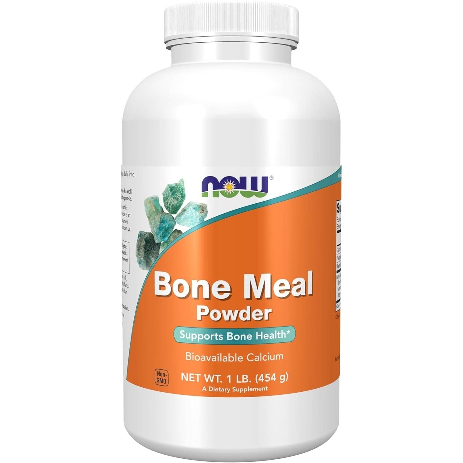 Buy now NOW Supplements, Bone Meal Powder with Calcium Carbonate and Magnesium Oxide, Natural Calcium Source, 1-Pound Default at indiglob india