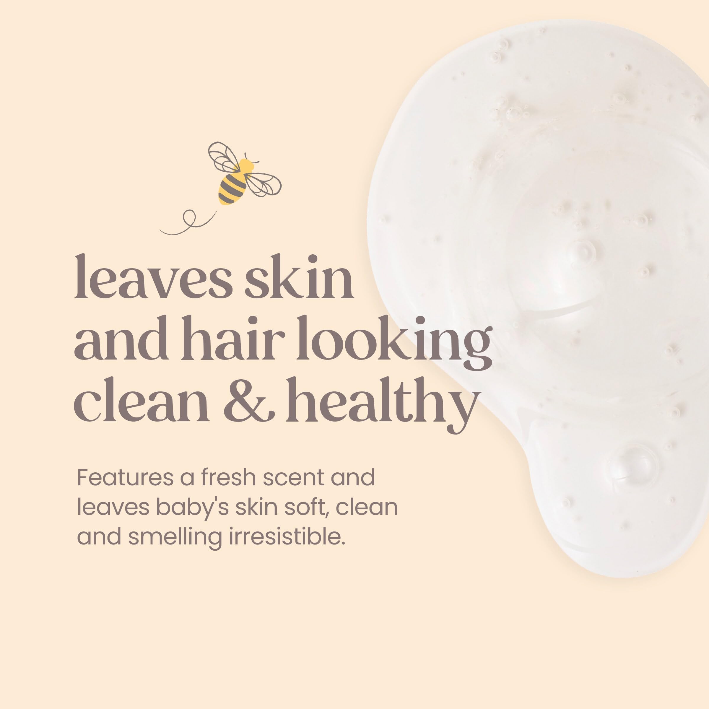Burt's Bees Baby Shampoo & Wash, Tear Free Soap, Baby Care, Original,12 Ounce (Pack of 3)