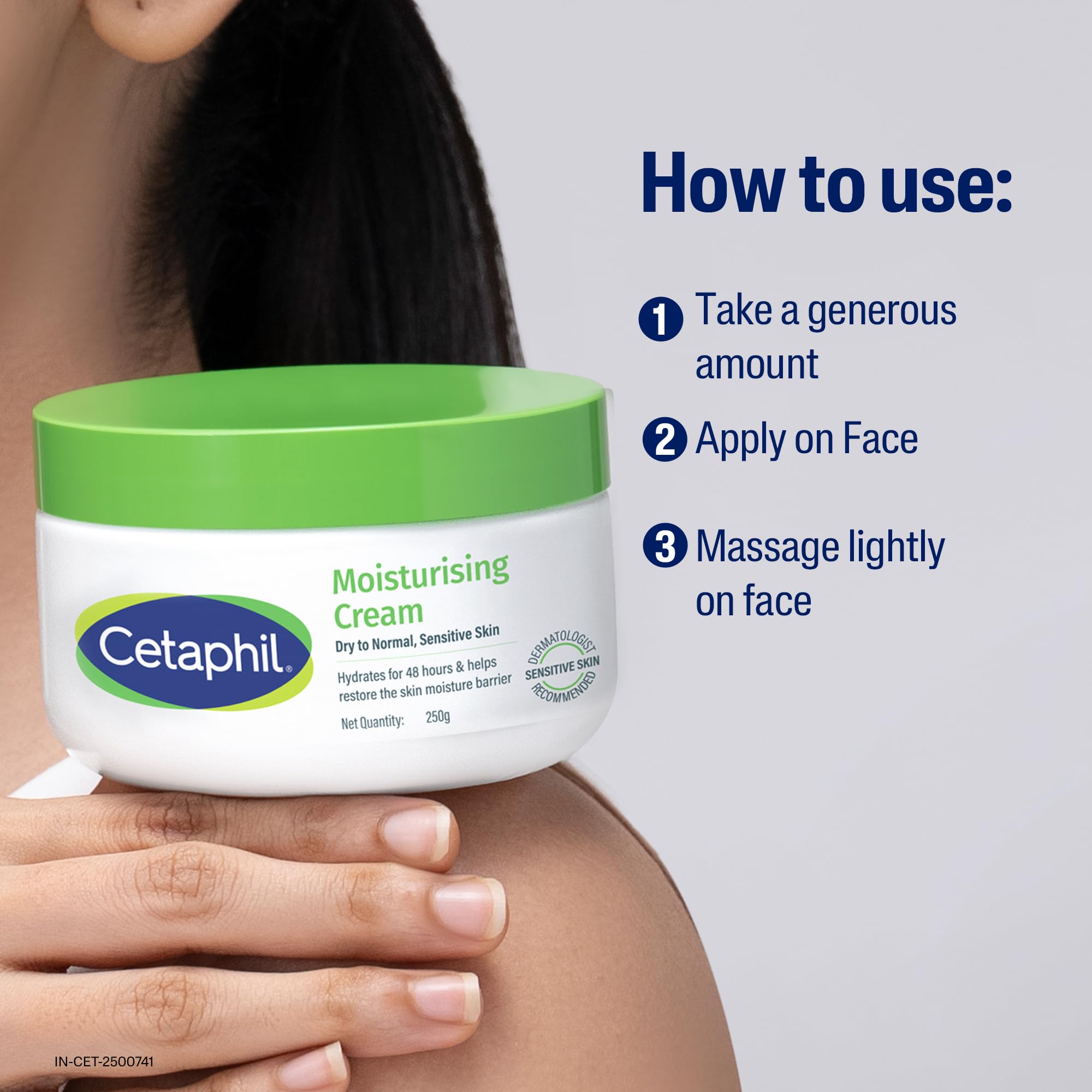 Buy now Cetaphil Face & Body Moisturizer, Hydrating Moisturizing Cream for Dry to Very Dry, Sensitive Skin, NEW 8.8 oz, Fragrance Free, Non-Comedogenic, Non-Greasy (Packaging May Vary) at indiglob india