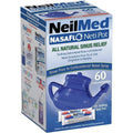 Buy now NeilMed NasaFlo Unbreakable Neti Pot with 60 Premixed Packets Default at indiglob india