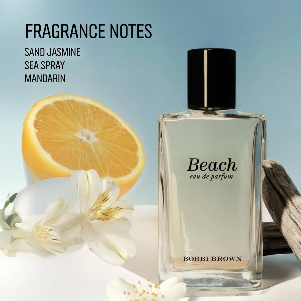Buy now Bobbi Brown Beach Eau de Parfum | Light, Summer-Inspired Perfume | Fragrance with Notes of Sand Jasmine, Sea Spray & Mandarin, 1.7 Fl Oz at indiglob india