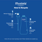 Mustela Stelatopia Eczema-Prone Skin Cleansing Gel - Baby Face & Body Wash with Natural Avocado & Sunflower Oil - Fragrance-Free & Tear Free