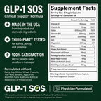 GLP-1 SOS™ Digestive Support for Ozempic Wegovy Mounjaro Zepbound Users – Constipation, Sulfur Burps, Bloating, Fatigue – Magnesium, Ginger, 19-Strain Probiotic, B12 – Physician-Formulated – 60 Caps