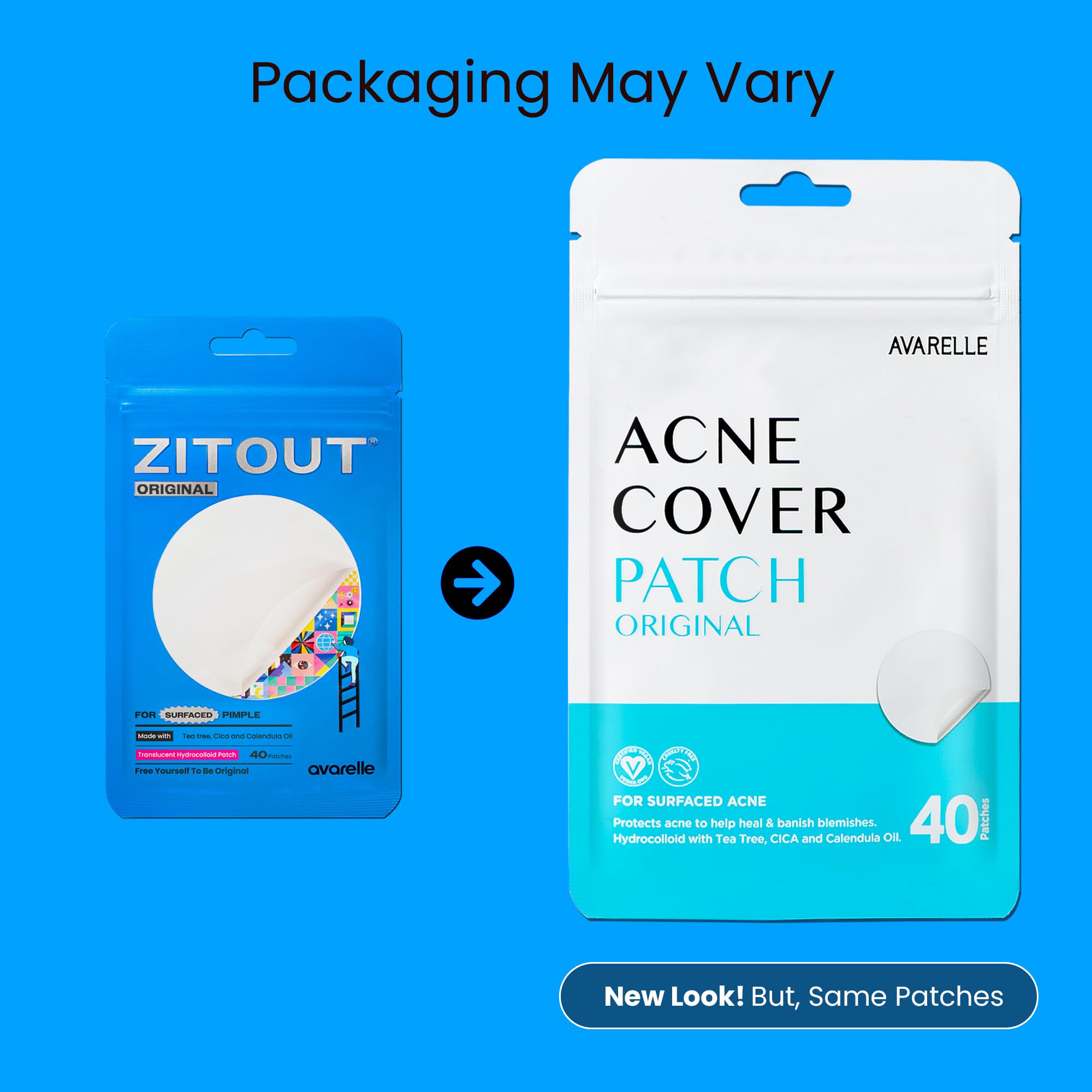 Buy now AVARELLE Acne Cover Patches, Eligible Hydrocolloid Pimple Patches for Face with Tea Tree Oil, Korean Skincare Zit Patches for Face | HSA Store Eligible Items | Vegan, Cruelty-free at indiglob india