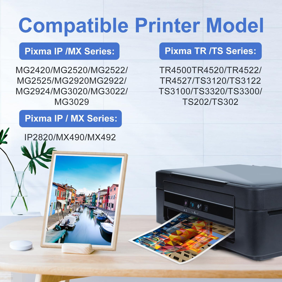 MC SUPRINT 245XL Ink Cartridge Replacement for Canon 245XL 246XL Combo Pack