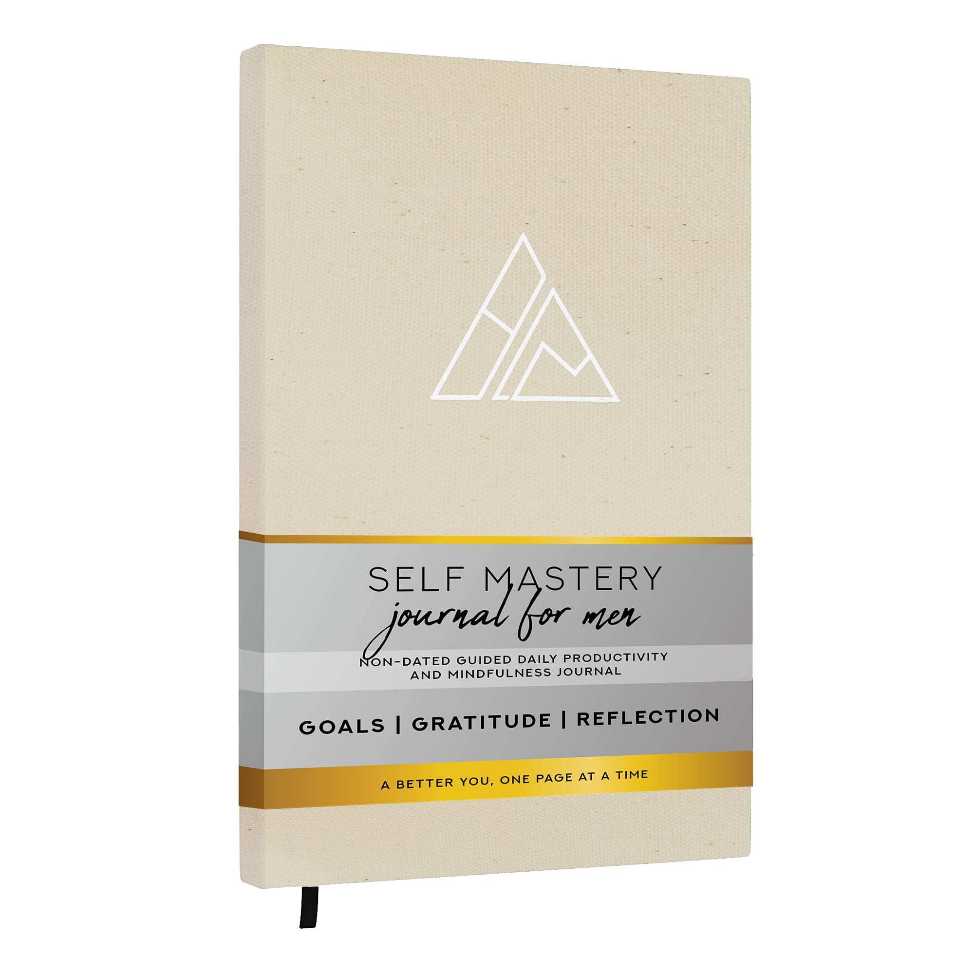 Buy now Self-Mastery Journal for Men - Gratitude Journals â€“ 5 Minute Journal - Reflection Manifestation Journals for Mindfulness â€“ Self Care Journal â€“ Goal / Guided Gratitude Journal for Women & Men Self-Mastery Journal Cream at indiglob india