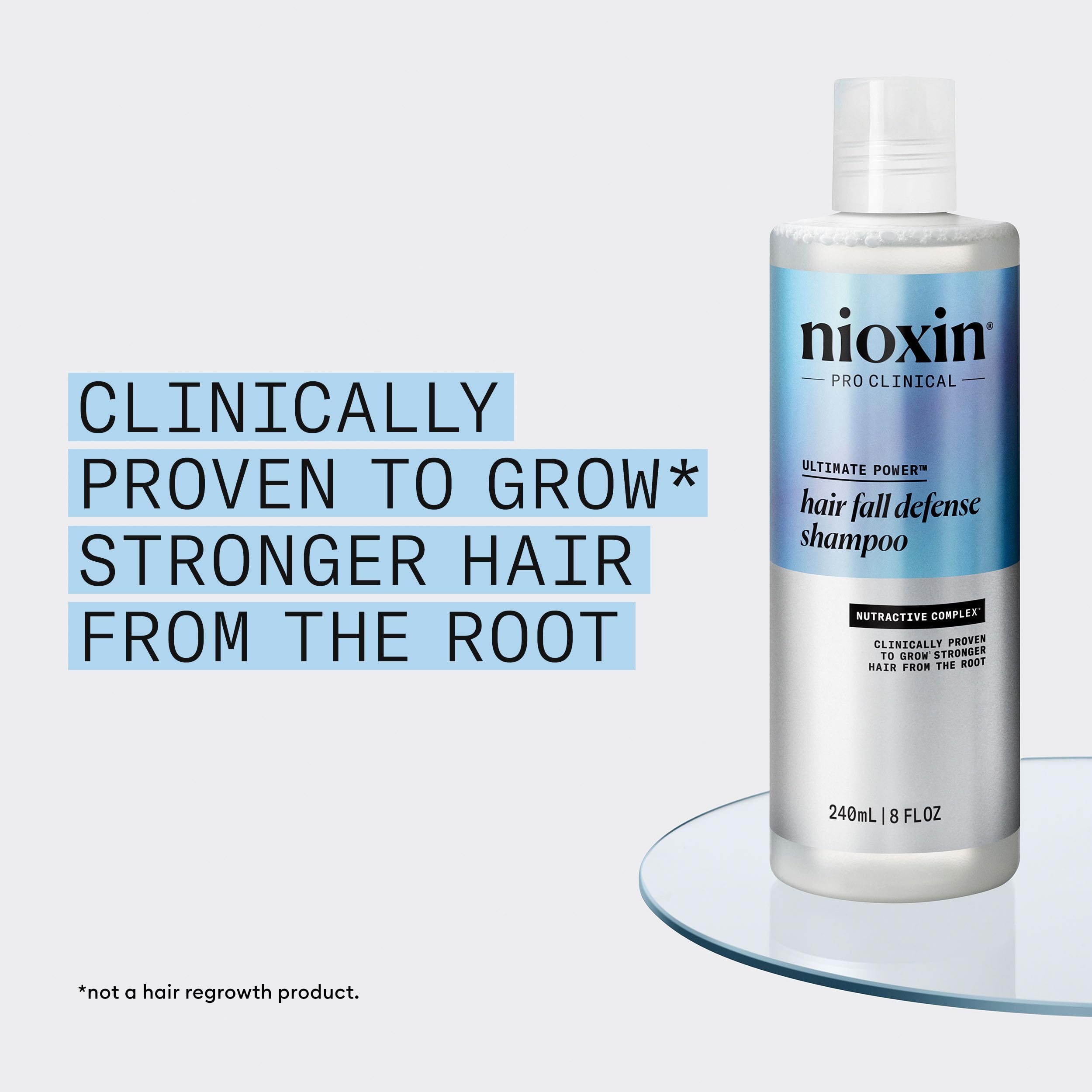NIOXIN Hair Fall Defense Shampoo | For Visibly Less Hair Loss | Activates Hair Follicles | With Lauric Acid, Caffeine, Niacinamide and Sandalore
