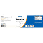 Nutricost Taurine Powder 250 Grams - 125 Servings, 2000mg Per Serving