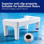 Non-Slip Potty Stool for Pooping,6.8 Inch Toilet Stool for Bathroom,Hoissuem Toilet Step Stool for Adults/Seniors/Kids