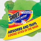 Buy now Shout Color Catchers for Laundry, Allow Mixed Washes, Prevents Color Runs and Maintains Original Clothing, 72 Count at indiglob india