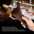 Buy now Anself Large Hair Cutting Neck Duster Brush Professional Barber Natural Fiber Wooden Handle Cutting Kits Type1 at indiglob india