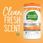Seventh Generation Disinfecting Multi-Surface Wipes, Lemongrass Citrus Scent, 70 Wipes