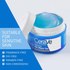 CeraVe Hydrating Hyaluronic Acid Water Gel Moisturizer for Face, 17oz | Lightweight Water Gel with Ceramides, Niacinamide and Hyaluronic Acid For Plumping Hydration, Safe For Sensitive Skin