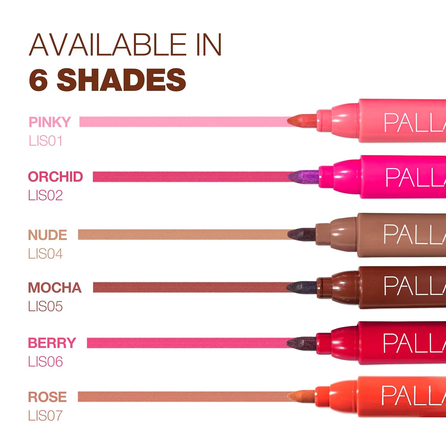 Buy now Palladio Lip Stain, Hydrating and Waterproof Formula, Matte Color Look, Longlasting All Day Wear Lip Color, Smudge Proof Natural Finish, Precise Chisel Tip Marker, Orchid at indiglob india
