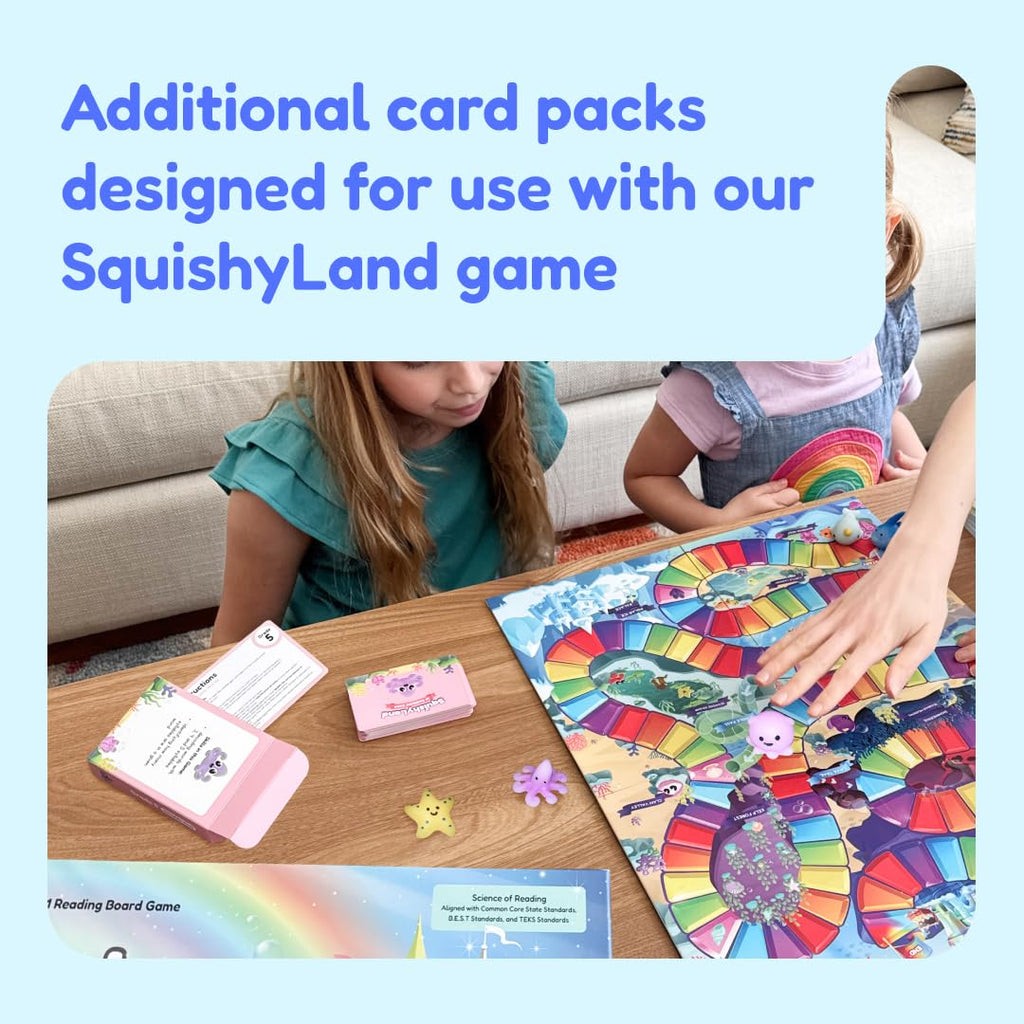 The Fidget Game SquishyLand Expansion Card Packs, Grades 3 to 5