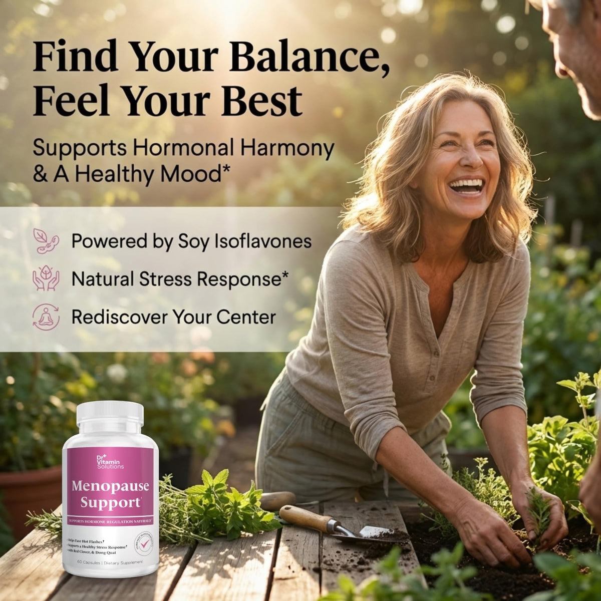 Menopause & Perimenopause Supplements for Women - Hot Flashes Relief