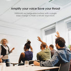 Buy now ZOWEETEK Voice Amplifier Microphone Headset for Teachers, Original Personal Voice Amplifier, Work of 12 hrs, Portable Speaker for Classroom, Speech, Tour Guide,Support MP3 Format Audio,Power Amplifier at indiglob india