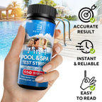 150 Pool Test Strips, Spa Test Strips for Hot Tub, 7 in 1 Water Kit