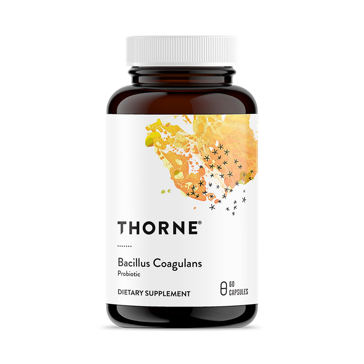 THORNE Bacillus Coagulans, Shelf-Stable Vegan Probiotic, 60 Capsules