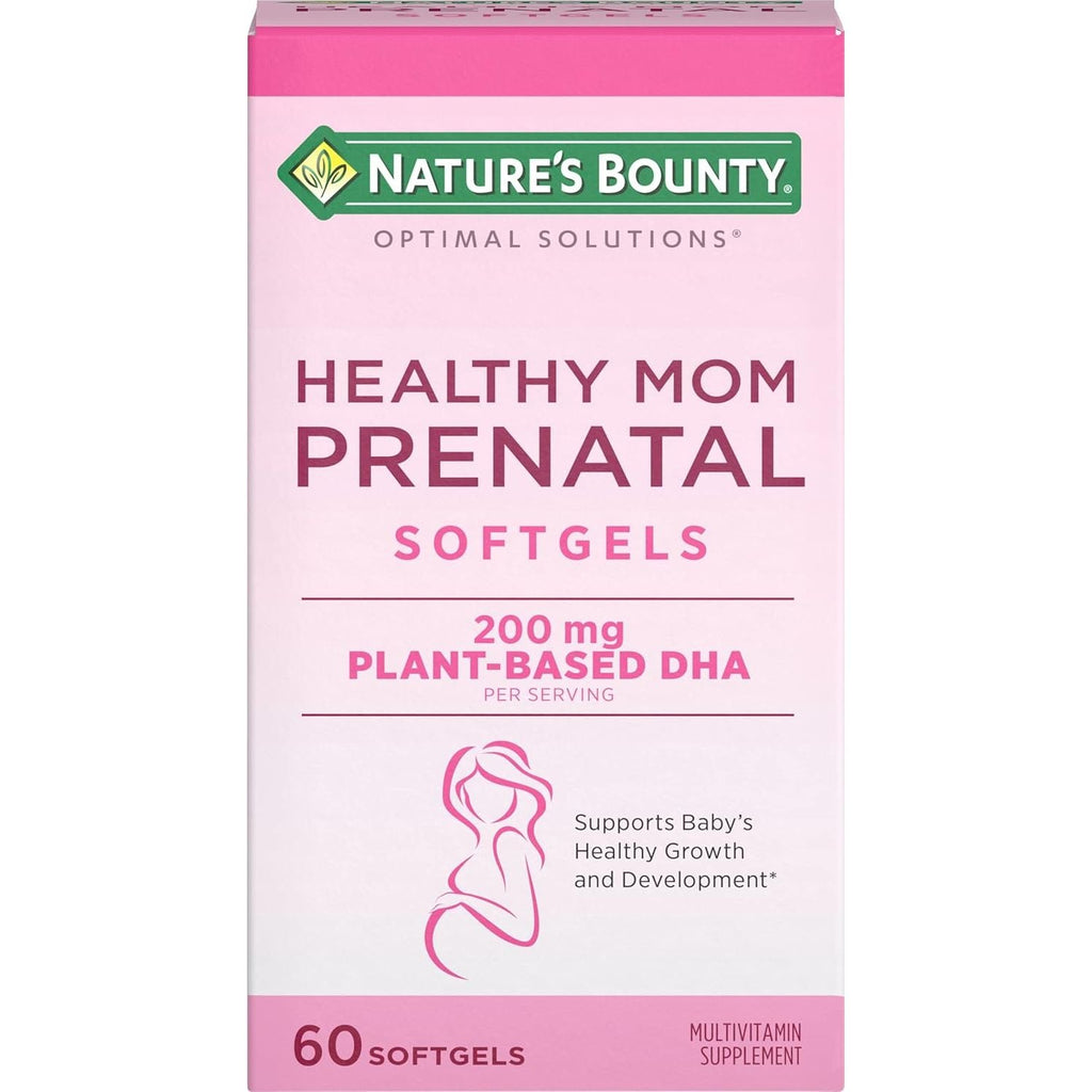 Buy now Nature's Bounty Prenatal Multivitamin with DHA Softgels, 60 Count at indiglob india