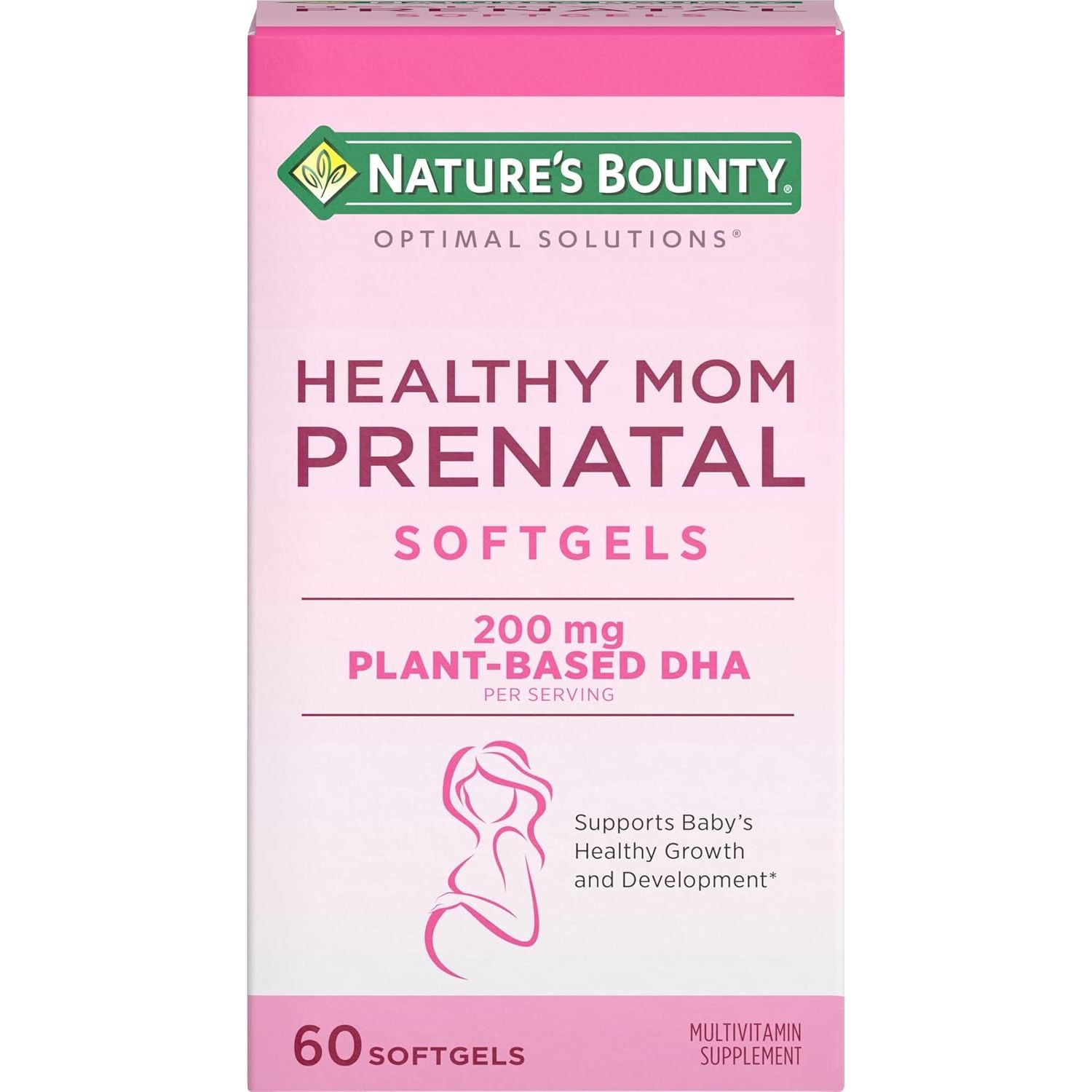 Buy now Nature's Bounty Prenatal Multivitamin with DHA Softgels, 60 Count at indiglob india