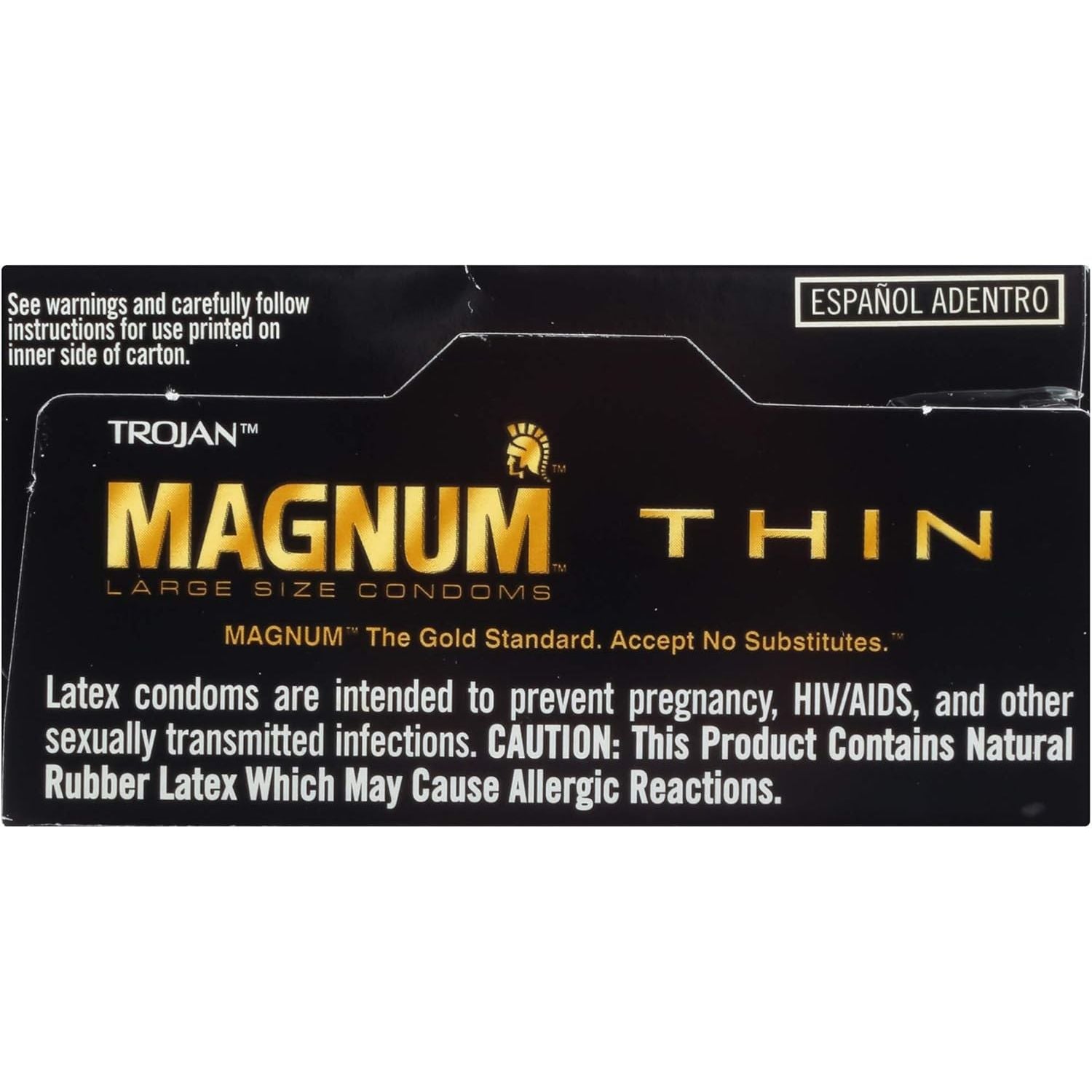 Buy now Trojan Magnum Thin Large Size Lubricated Condoms - 12 Count (Pack of 1) at indiglob india