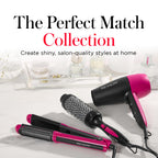 Buy now REVLON Perfect Match Hot Styler - Heated Brush to Style and Extend Blowouts, Hot Brush for Curls, Body, and Volume, Reduces Frizz and Boosts Shine at indiglob india