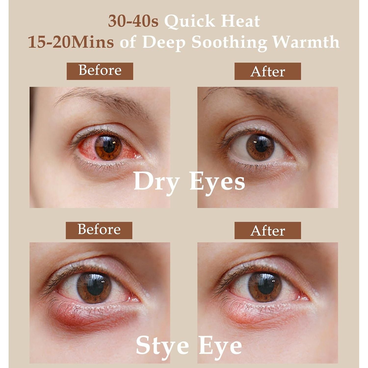 Buy now Heated Eye Mask (2-Packs), Moist Warm Compress Microwave with Flaxseed Cassia Seed, Weighted Eye Mask for Sleeping, Dry Eyes, Stye Eye Treatment, Relief Eye Fatigue (Black&Grey) at indiglob india