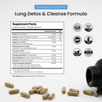 NutraChamps Mullein Leaf Extract for Lung Detox Extra Strength Lung Cleanse for Smokers, Mullein Capsules Lung Support Supplement for Respiratory Lung Health