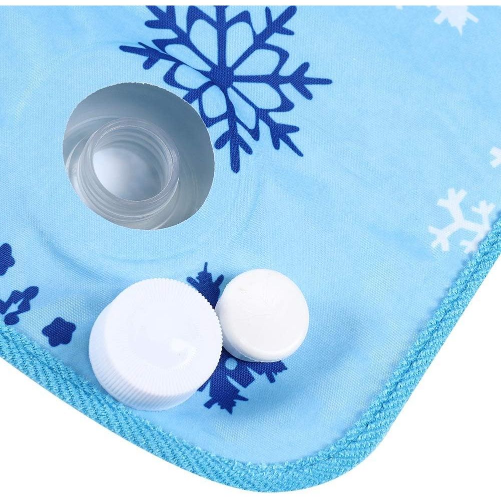 Buy now Cooling Mat, Ice Cool Pillow, Water Filling Ice Cushion Chair Pad, Multifunctional Children Adult Ice Pillow Water Seat Cushion Baby, Children, Student, Office, Car, Travel(#3) at indiglob india