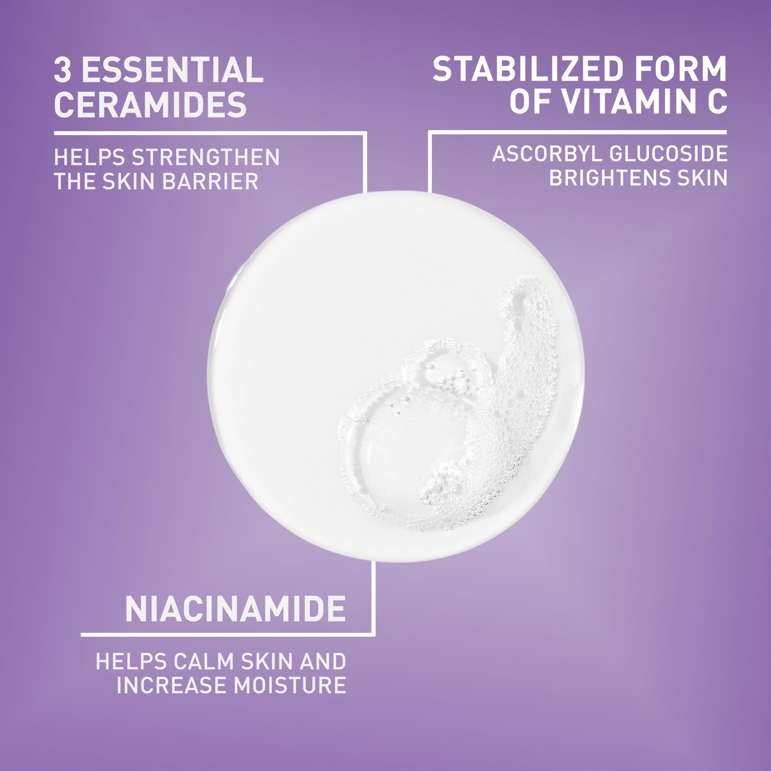 CeraVe Brightening Vitamin C Facial Cleanser, Niacinamide Face Wash, 8oz | Hydrating Skin Care Formula with Ceramides, Gently Exfoliates To Fade Discoloration and Reveal a Radiant Complexion