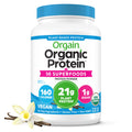 Buy now Orgain Organic Vegan Protein + 50 Superfoods Powder, Vanilla Bean - 21g Plant Based Protein, 8g Prebiotic Fiber, No Lactose Ingredients, Gluten Free, No Added Sugar, Non-GMO, 2.02 lb Vanilla at indiglob india