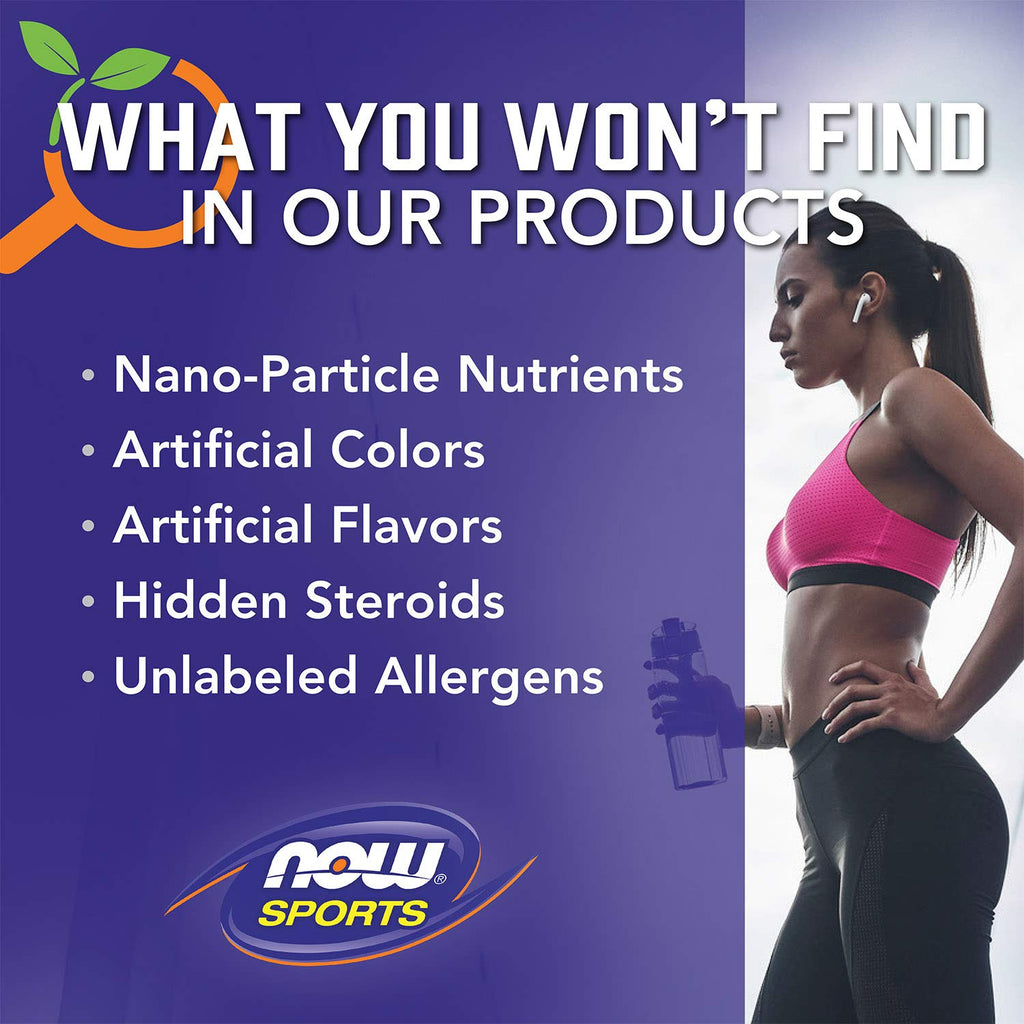 NOW Foods Sports Nutrition, L-Glutamine Pure Powder, Nitrogen Transporter*, Amino Acid, 1-Pound