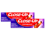 Close-Up Anti-Cavity Fluoride Toothpaste Freshening Gel with Ultra Cinnamon Flavor Blast, 4.0 oz, 2-Pack