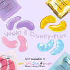 Buy now grace & stella Retinol Under Eye Patches for Puffy Eyes & Dark Circles - Restoring Gel Under Eye Masks with Hyaluronic Acid - Bridesmaid Gifts, Birthday Gifts for Women (Purple, 24 Pairs) at indiglob india